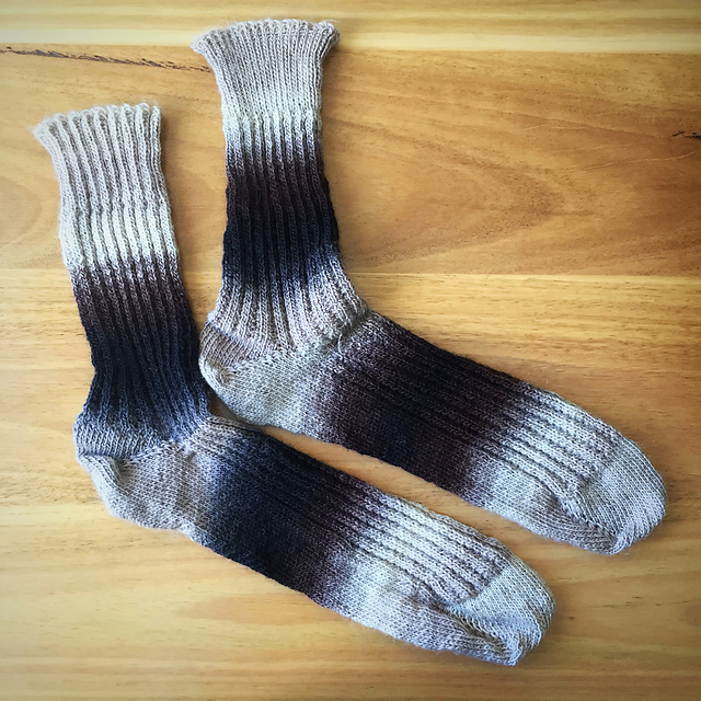 Seeded Rib Socks