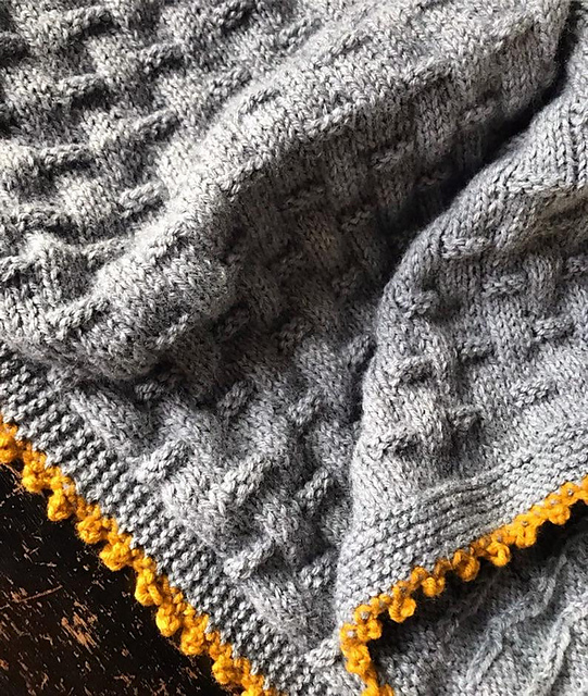 Basketweave Baby Blanket