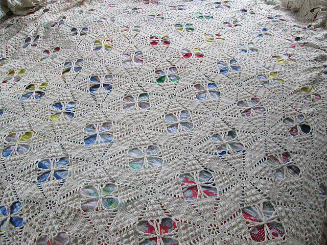 Octagon Popcorn Bedspread #213