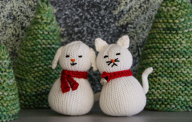Snow Dog and Snow Cat