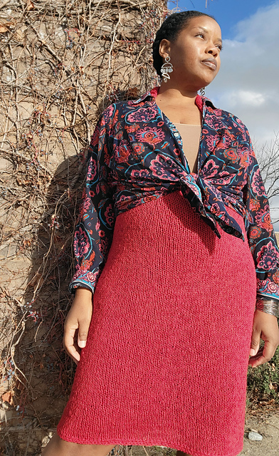 Knitted Layering Dress and Top