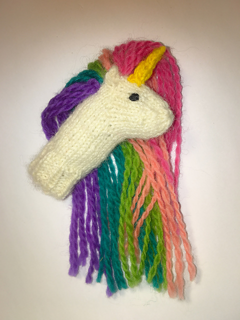 Unicorn Finger Puppet