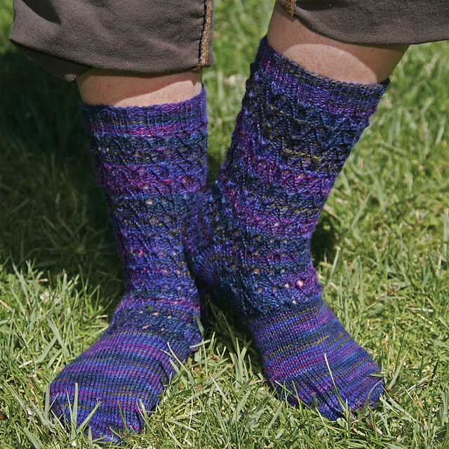 Bluebell Rib Socks