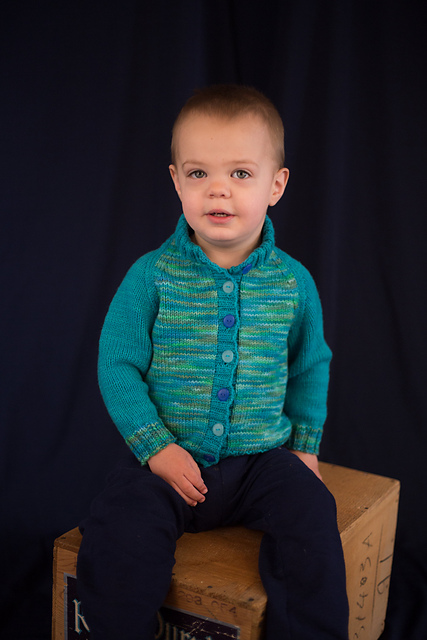 Kid's Block Cardigan