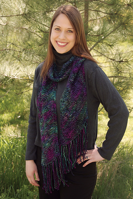 Dropped Lace Stitch Scarf