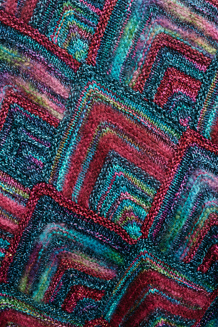 Ravelry: Mitered Squares Throw pattern by Rosalie Peters Borque