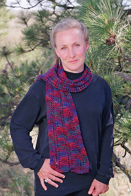 Ribbon Rib Scarf