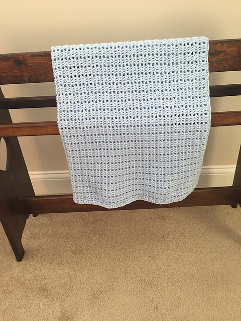 Simple Triplet Baby Blanket