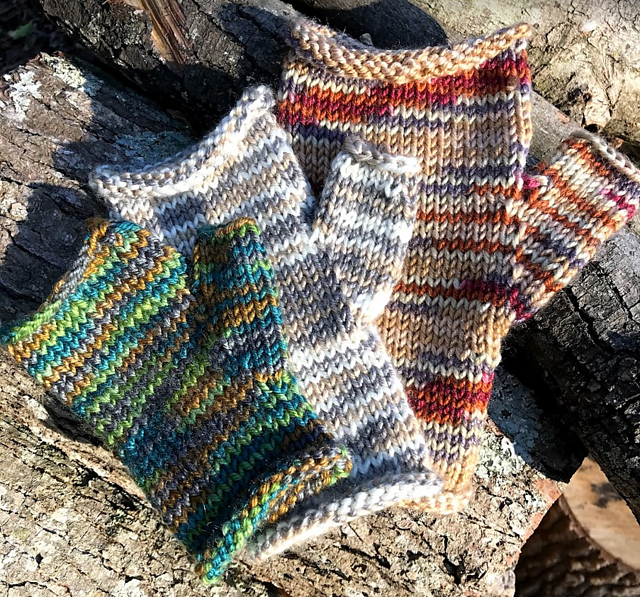 Pam's Chunky Fingerless Gloves