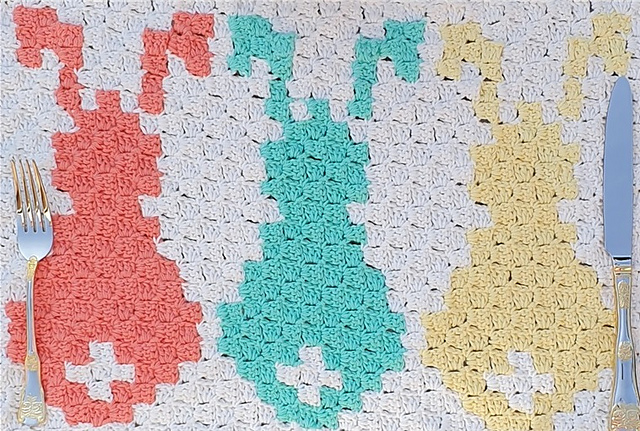 Cottontails Easter Placemat