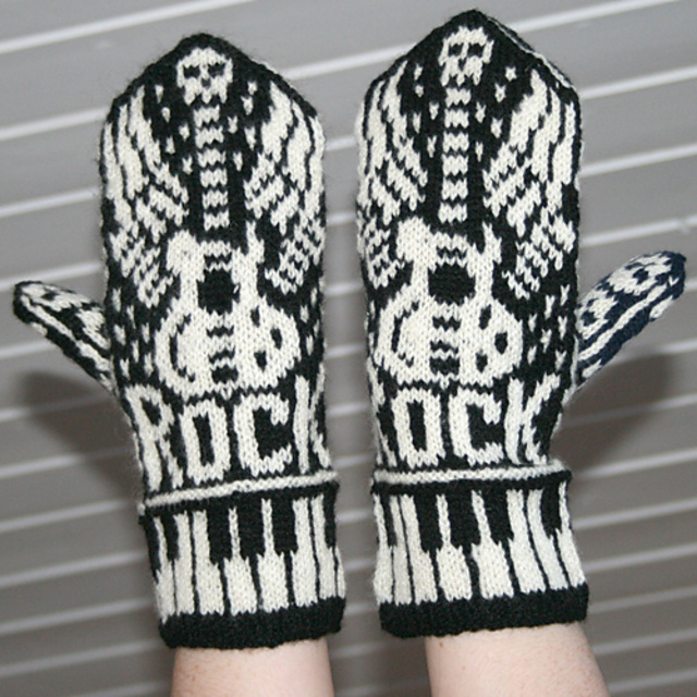 Let's Rock! Mittens