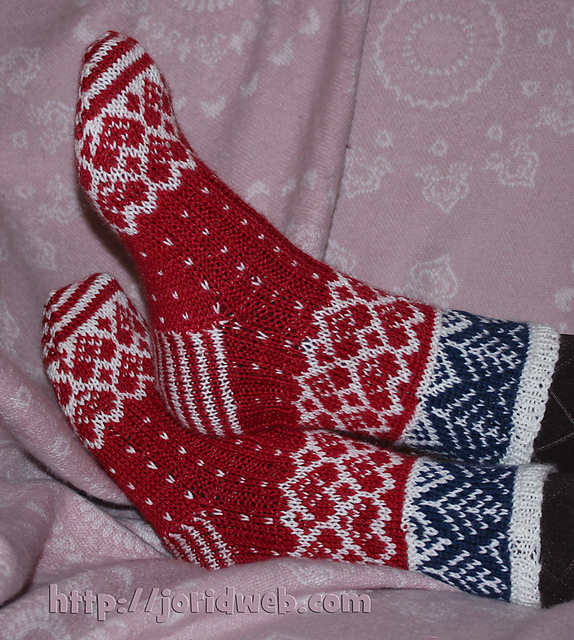 Jorid's Christmas Heart Socks