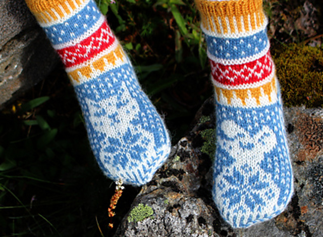 Kitty and Mouse Socks