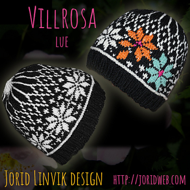 Wild rose hat