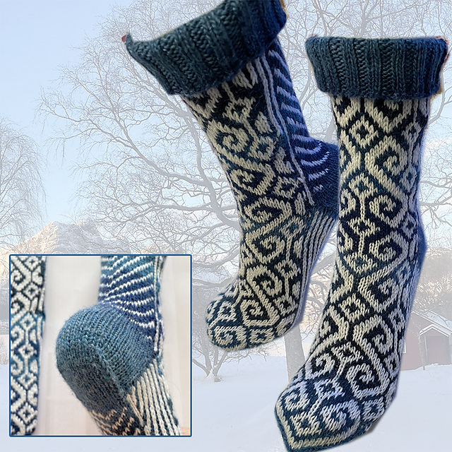 Lucia's Heart Socks