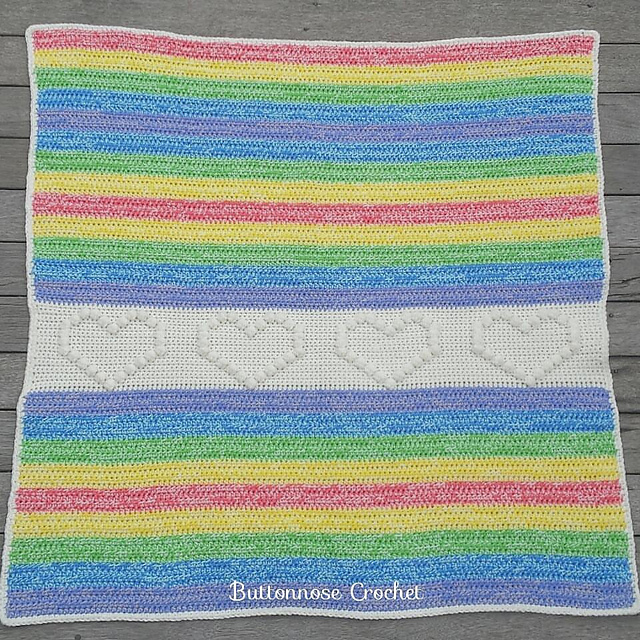 Chunky Rainbow and Hearts
