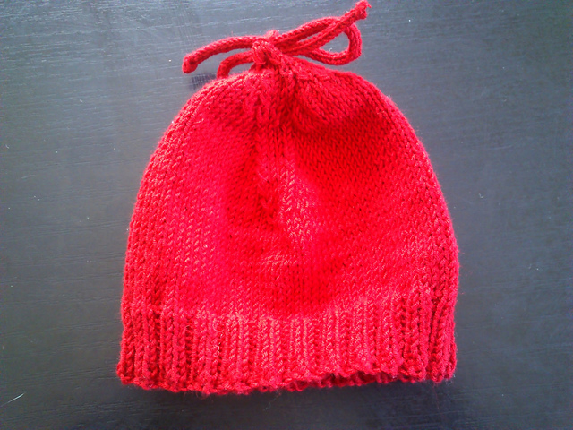 Knitted Bow Hat