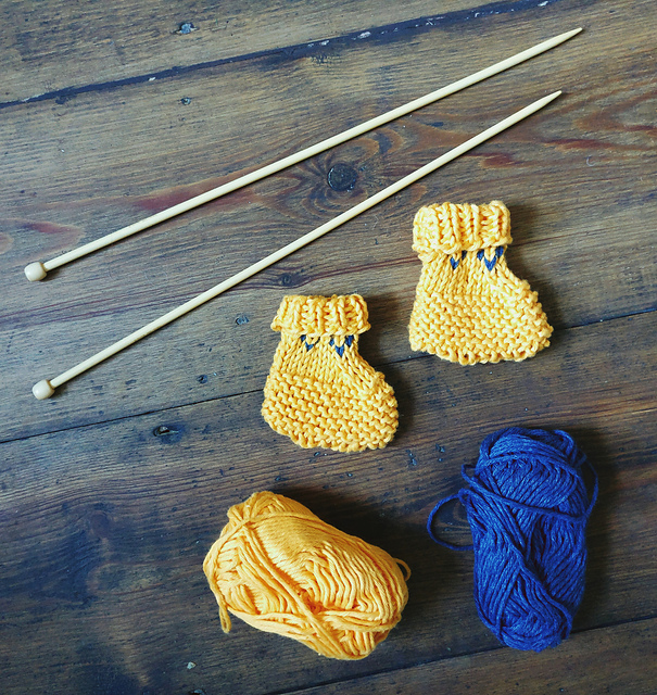 Baby Heart Booties