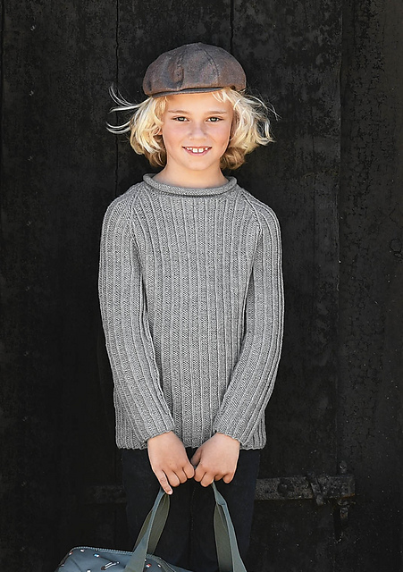 1718-15 Childrens ribbed pullover