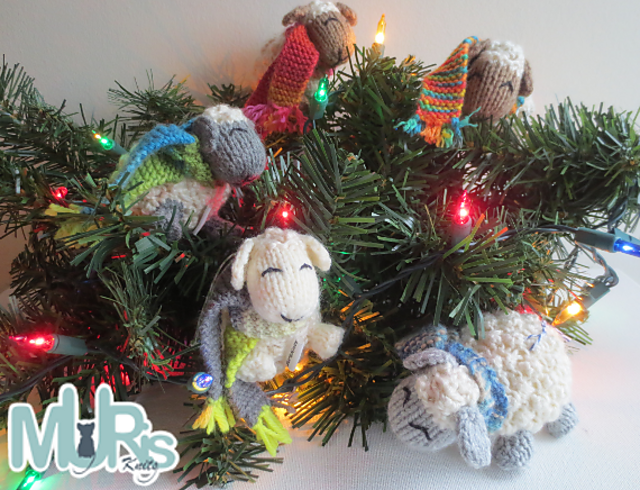 Woolly Christmas Sheep Ornament