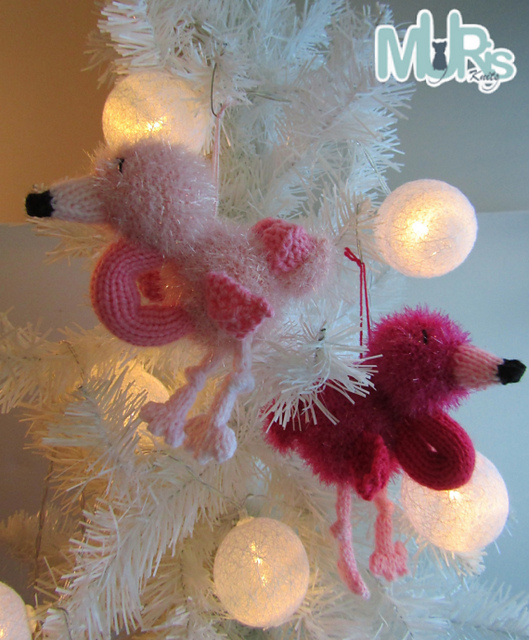 Pink Flamingos Ornament