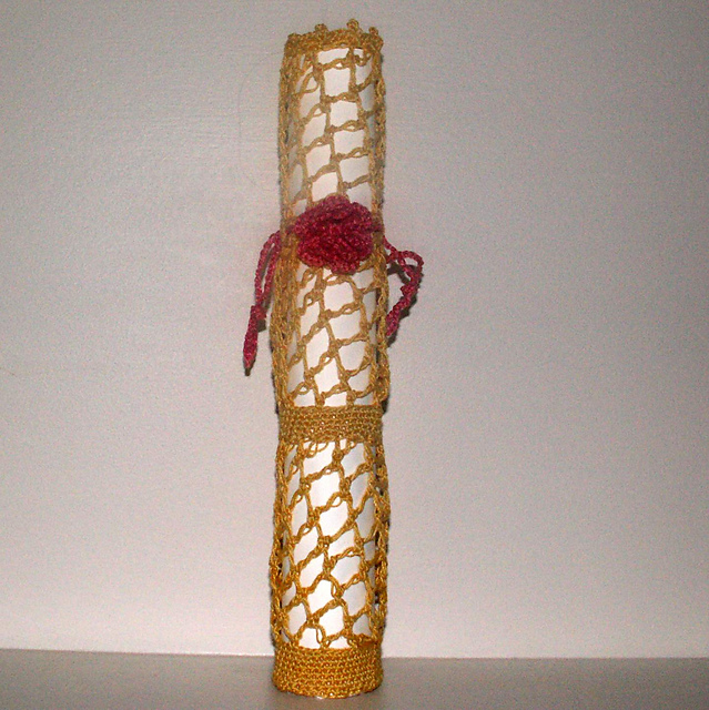 Knot Stitch Flower Sachet