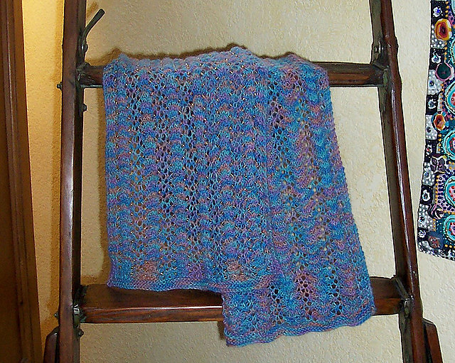 beaded vine scarf