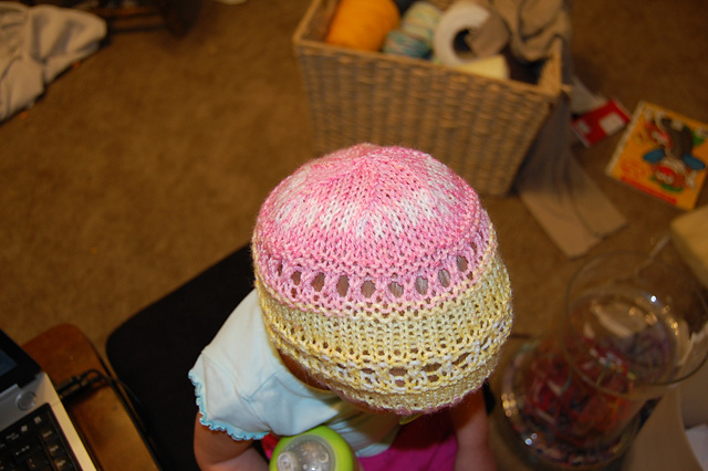 Eyelet Toddler Hat
