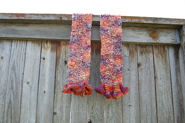 Sunset Ruffle Scarf