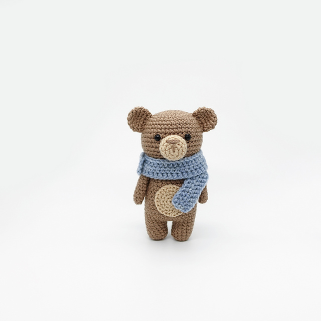 Small Bear with blue scarf