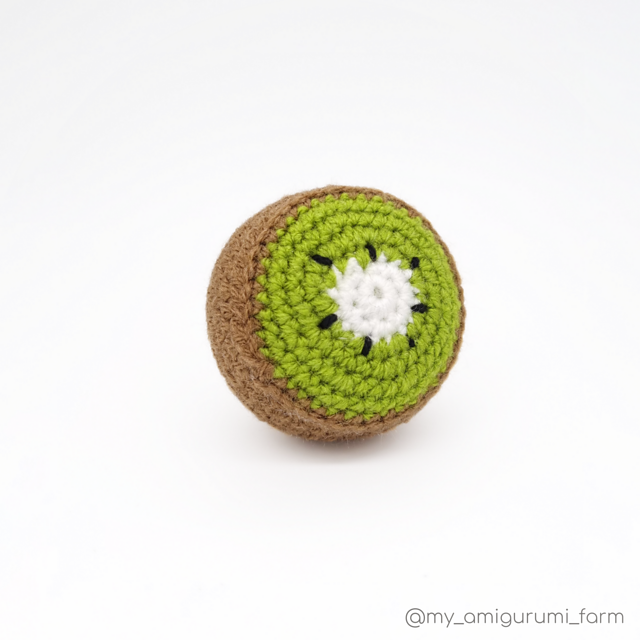 Amigurumi Kiwi Half