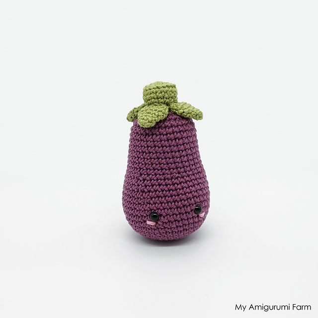 Amigurumi Eggplant (Aubergine)