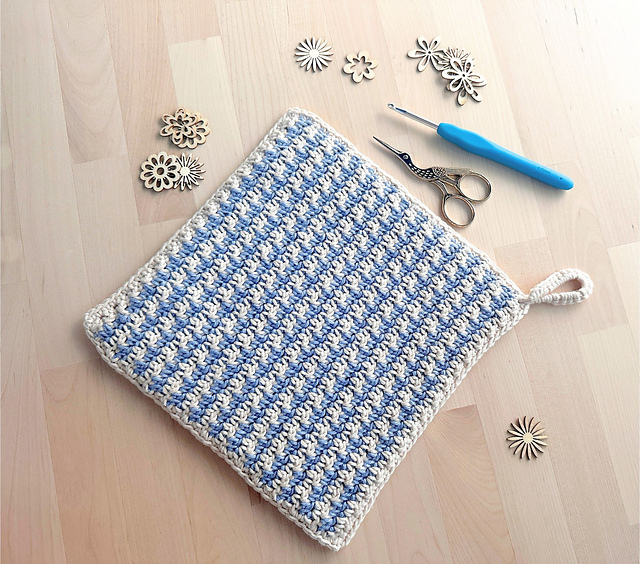 Houndstooth Potholder