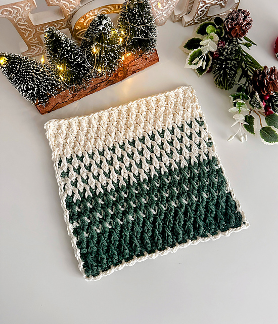 Winter Spruce Trivet