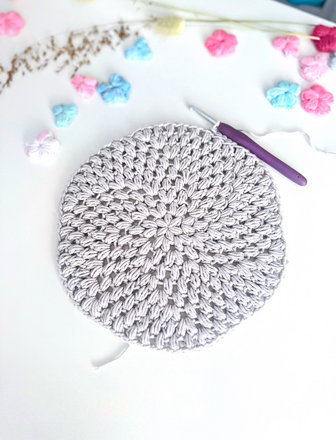 Round Puff Potholder