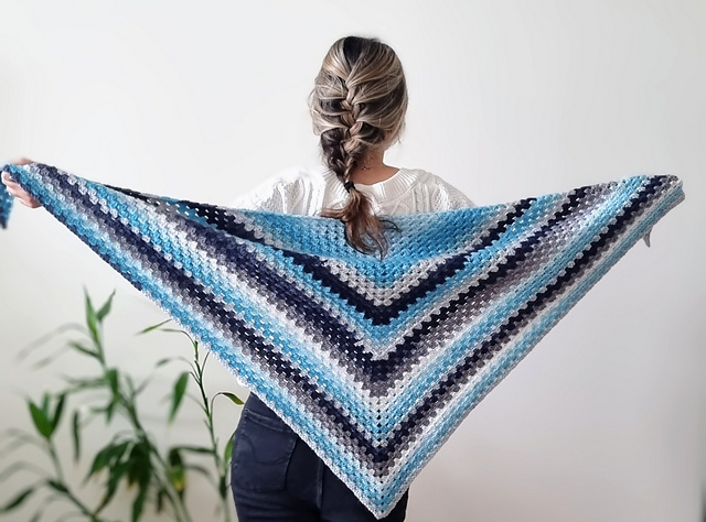 Aquamarine Joy Shawl
