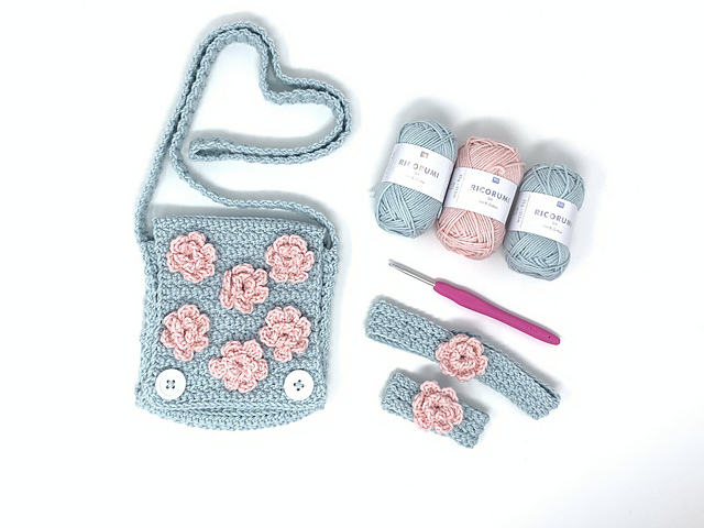 Spring Blossom Shoulder Bag and Accessories