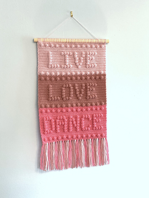 Live Love Dance Wall Hanging