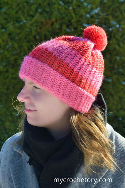 Fleur de Stripe Hat