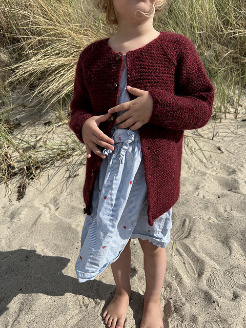 Ravelry: Maiah's Raglan Jacket Mini pattern by Angela Grayson