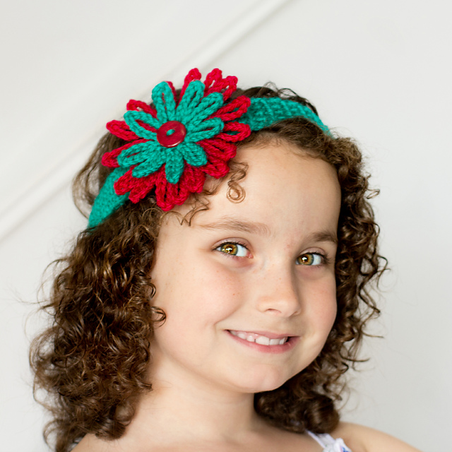 Crochet Headband & Flower 