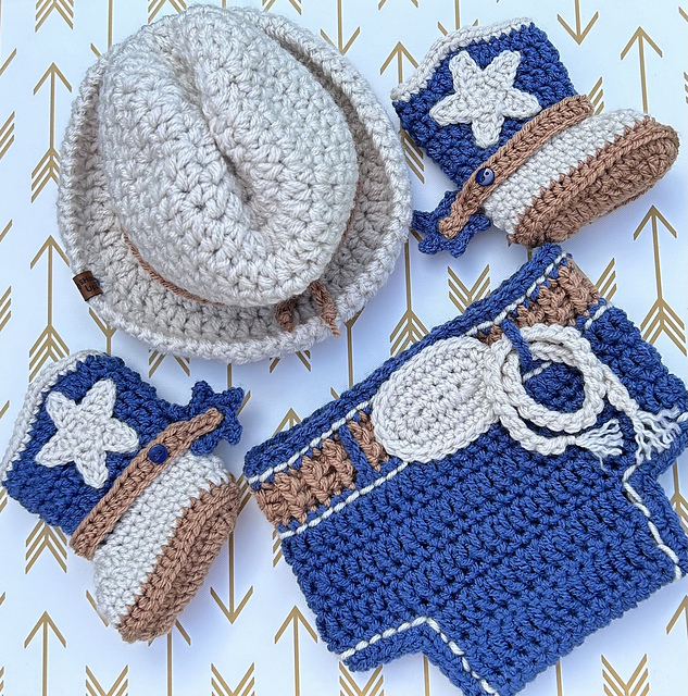 4 in 1 Cowboy outfit