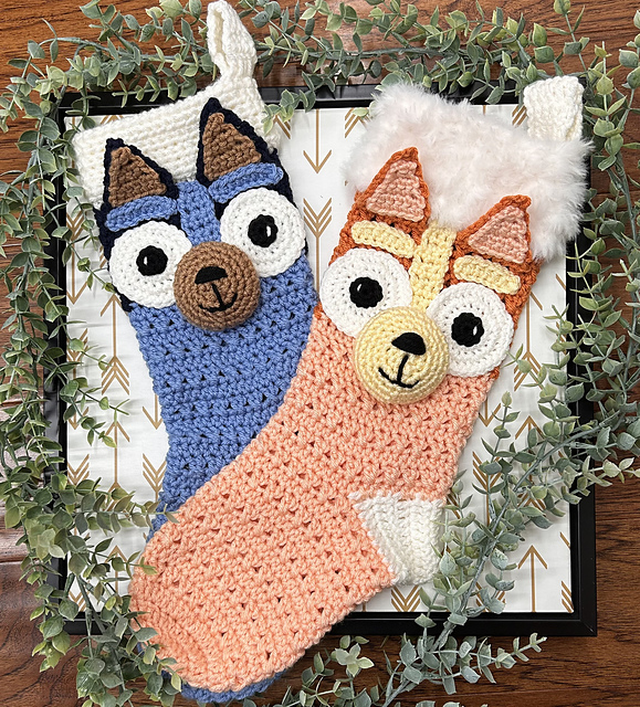 Blue and Bingo Stockings