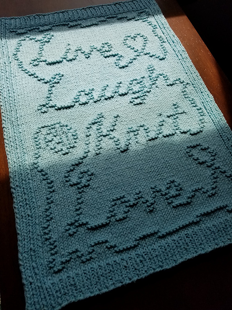 Live Laugh Knit Love Towel