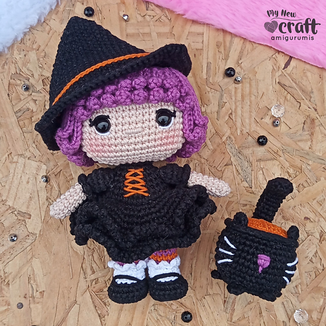 Ivy Witch and Cauldron Cat
