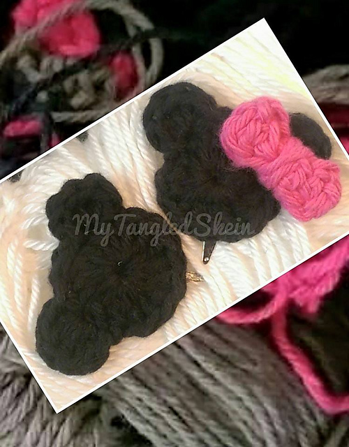 Mickey and Minnie Appliques