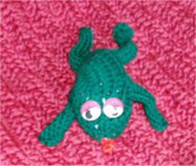 My Crocheted Frog