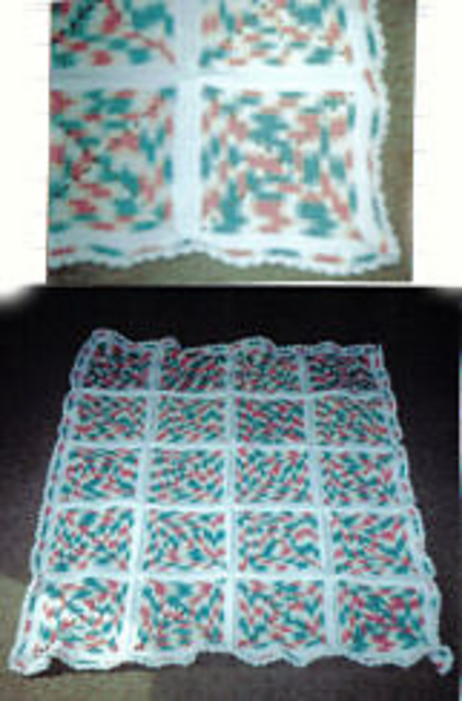 Coral Fizz Afghan