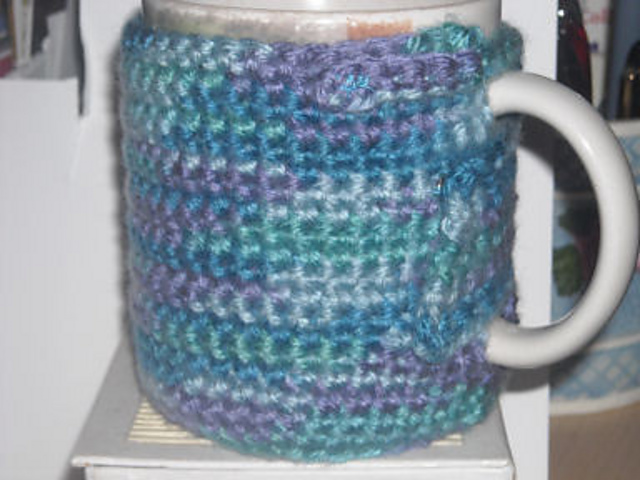 Coffee or Tea Mug Cozie in Single Chain