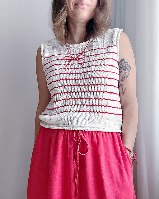 Ravelry: Barred Top pattern by Victoria Chaplina